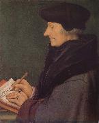 Hans Holbein Erasmus portrait Sweden oil painting artist